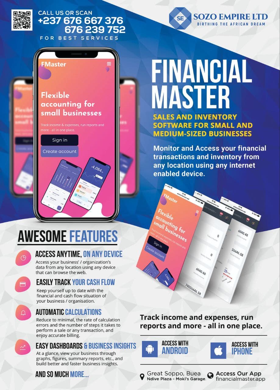 Small Business, Big Impact: How Financial Master Can Help You Thrive in Cameroon/Nigeria.